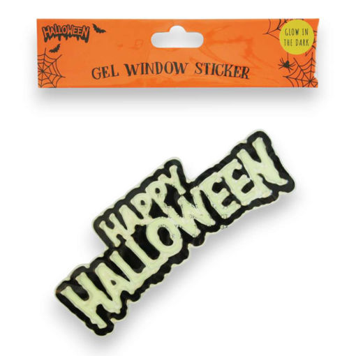 Picture of HALLOWEEN GLOW IN THE DARK WINDOW STICKER